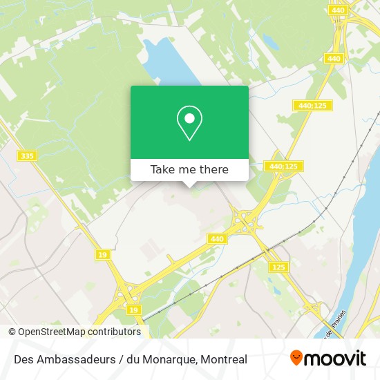 Des Ambassadeurs / du Monarque map