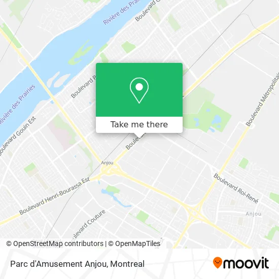 Parc d'Amusement Anjou map