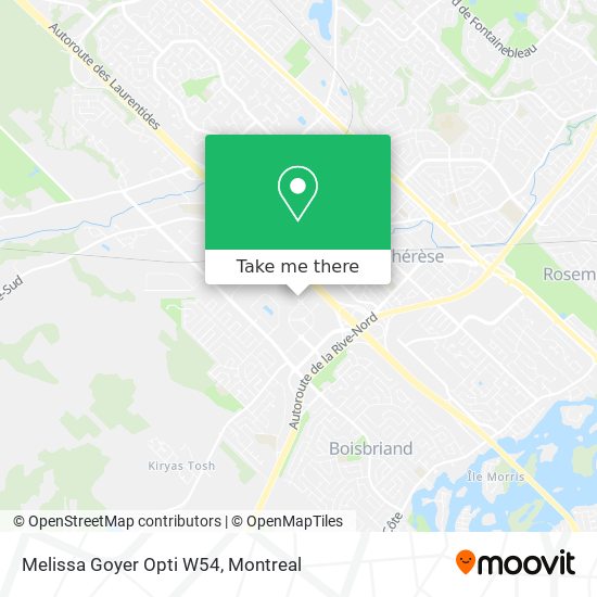 Melissa Goyer Opti W54 map
