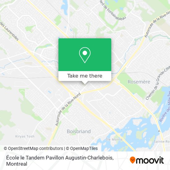 École le Tandem Pavillon Augustin-Charlebois map