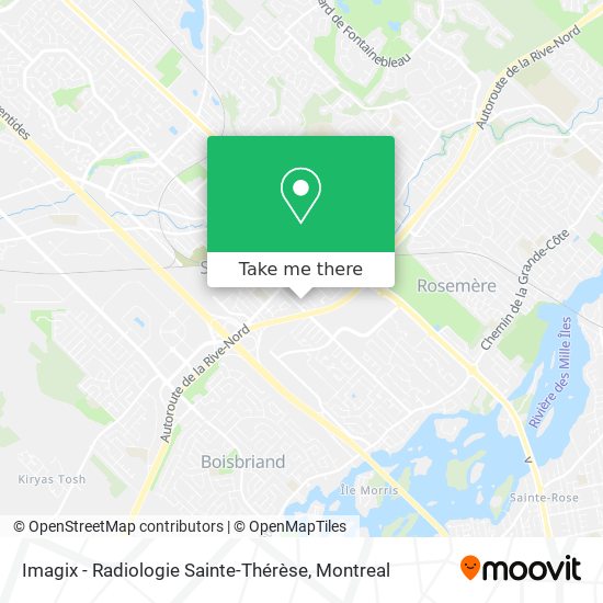 Imagix - Radiologie Sainte-Thérèse map