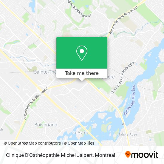 Clinique D'Osthéopathie Michel Jalbert map