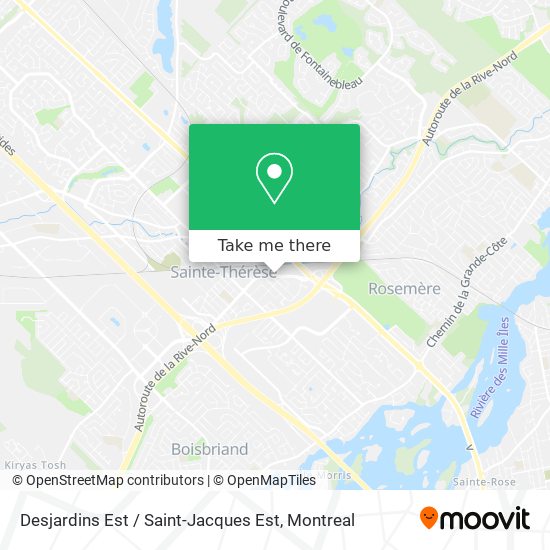 Desjardins Est / Saint-Jacques Est map