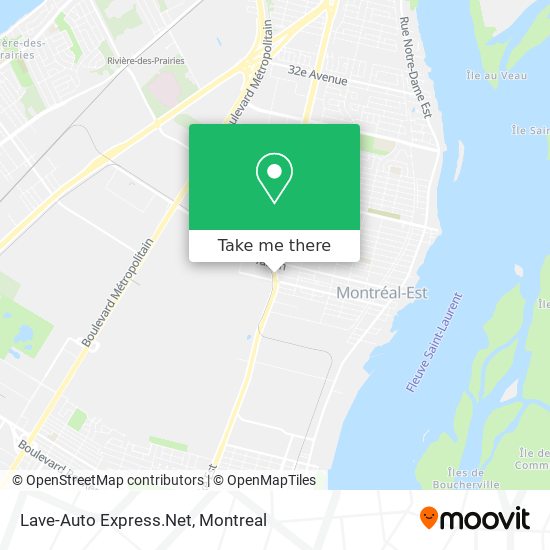 Lave-Auto Express.Net map