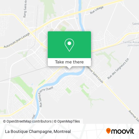 La Boutique Champagne map