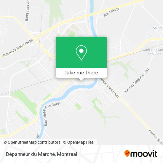 Dépanneur du Marché map