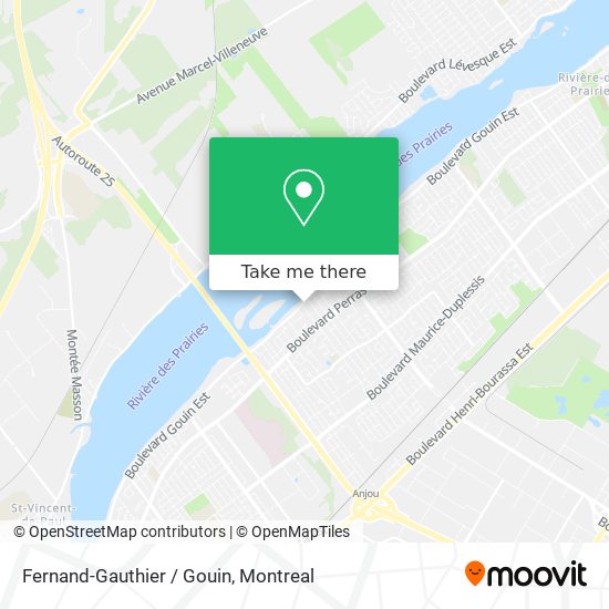Fernand-Gauthier / Gouin map