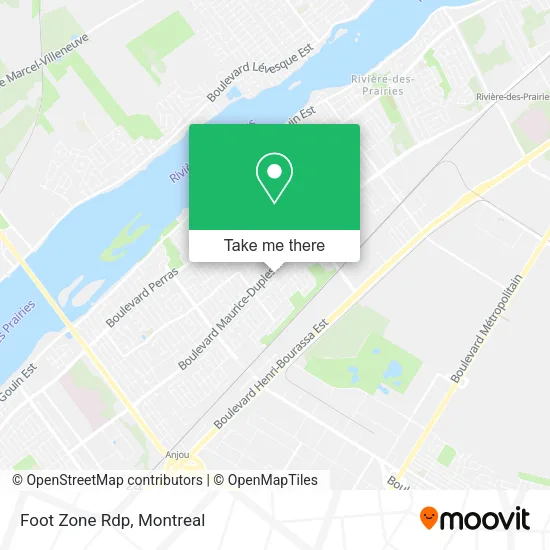 Foot Zone Rdp map