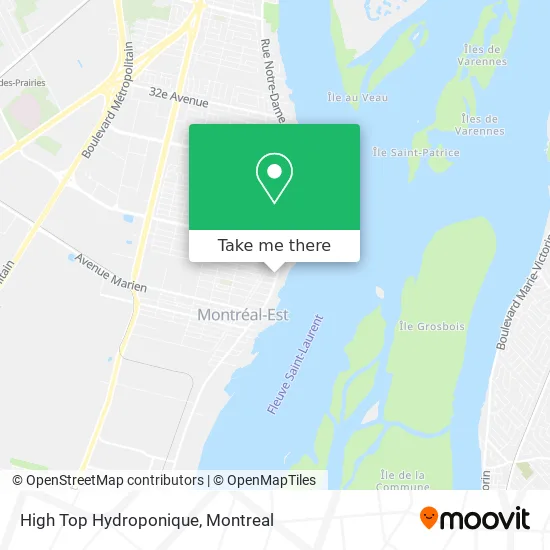 High Top Hydroponique map