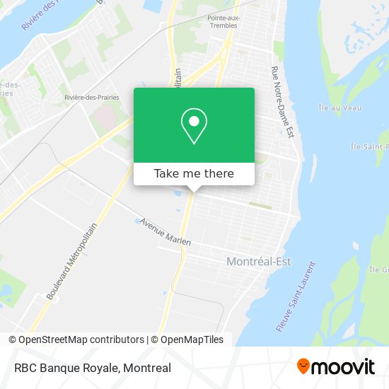 RBC Banque Royale map