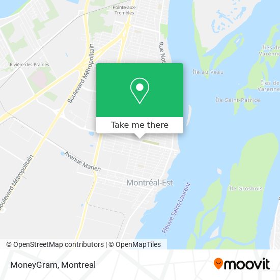 MoneyGram map