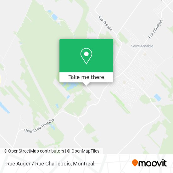 Rue Auger / Rue Charlebois map