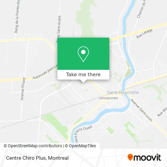 Centre Chiro Plus map