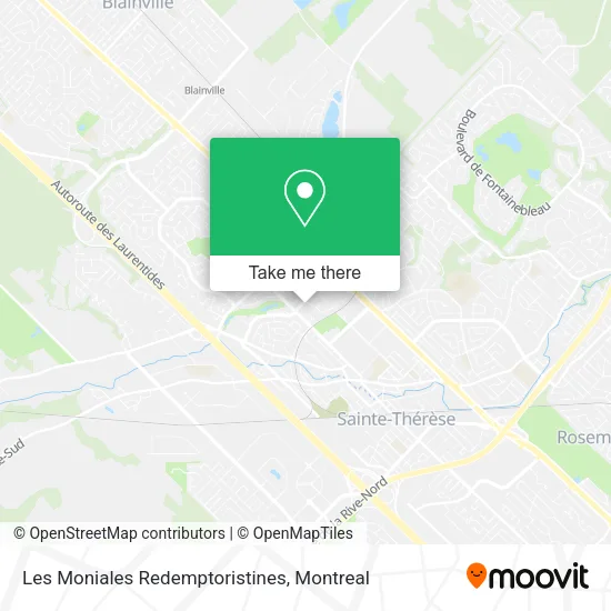 Les Moniales Redemptoristines map