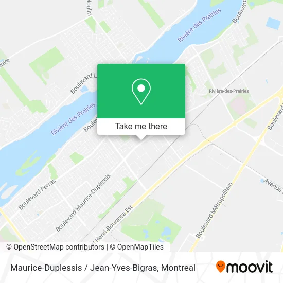 Maurice-Duplessis / Jean-Yves-Bigras map