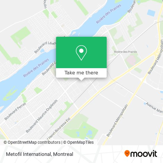 Metofil International map