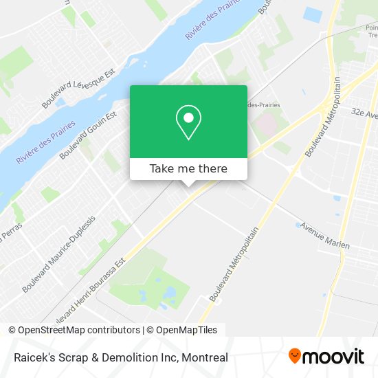 Raicek's Scrap & Demolition Inc map
