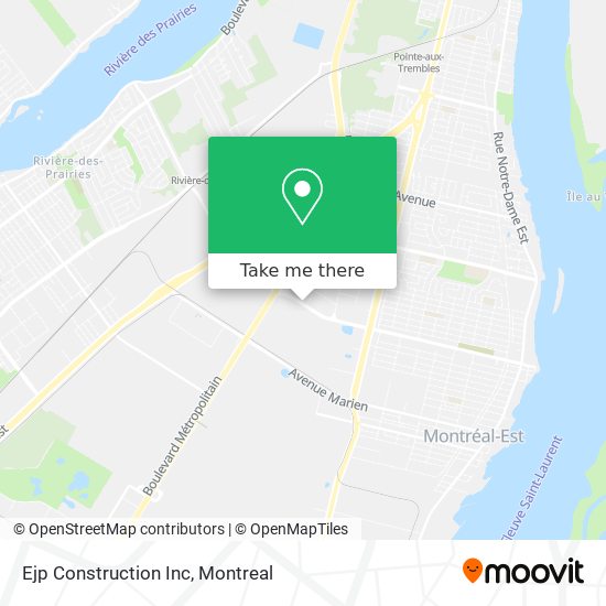 Ejp Construction Inc map