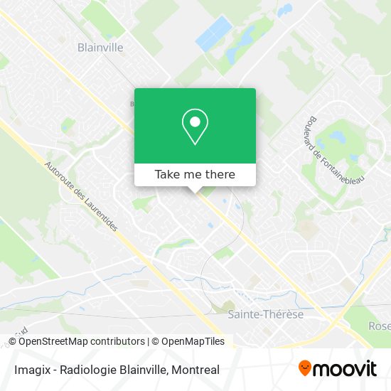 Imagix - Radiologie Blainville map