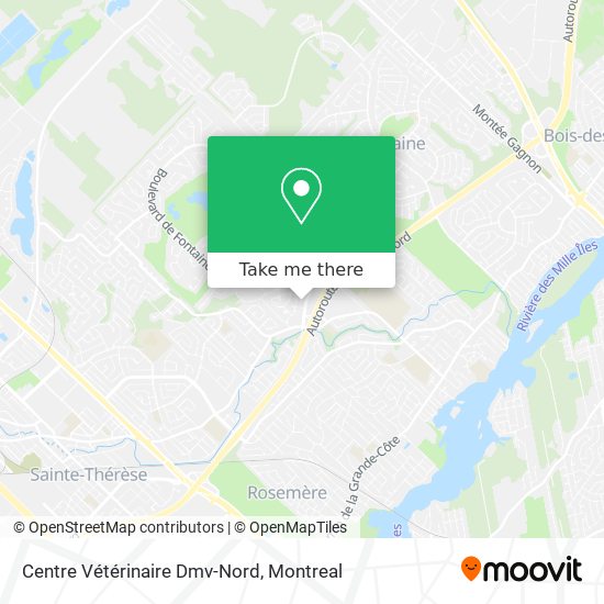 Centre Vétérinaire Dmv-Nord map