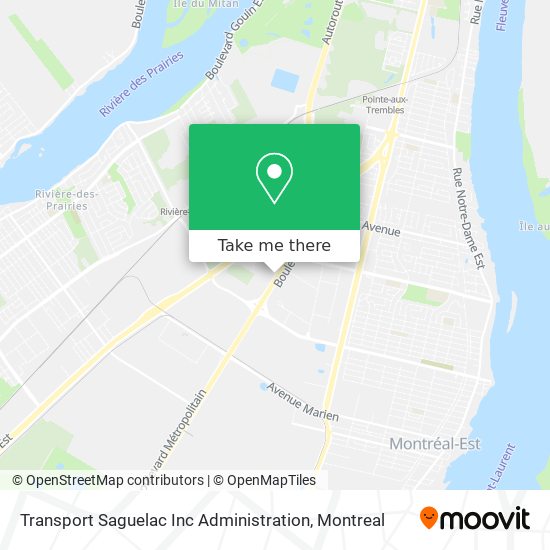 Transport Saguelac Inc Administration map