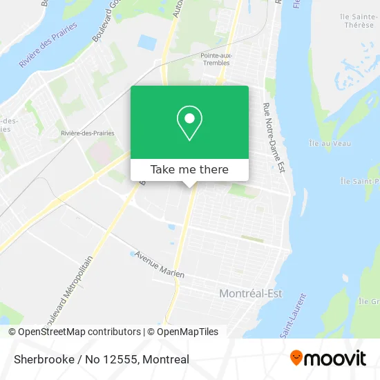 Sherbrooke / No 12555 map