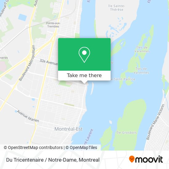 Du Tricentenaire / Notre-Dame map