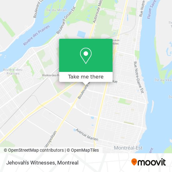 Jehovah's Witnesses map