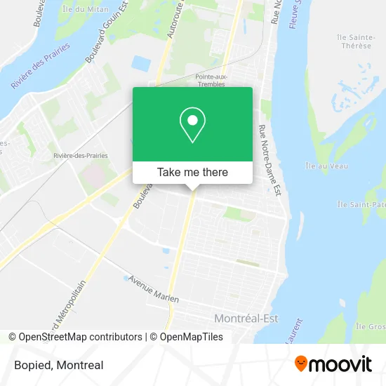 Bopied map