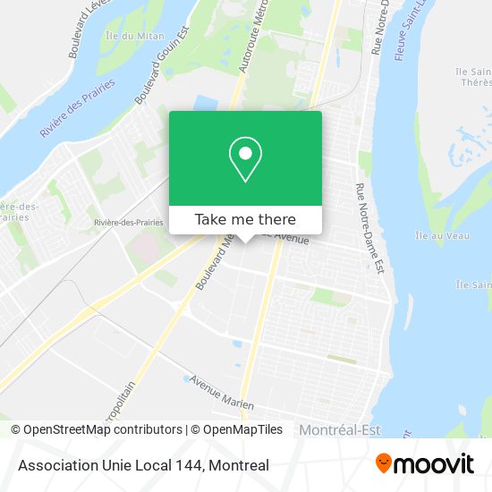 Association Unie Local 144 map