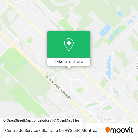 Centre de Service - Blainville CHRYSLER map
