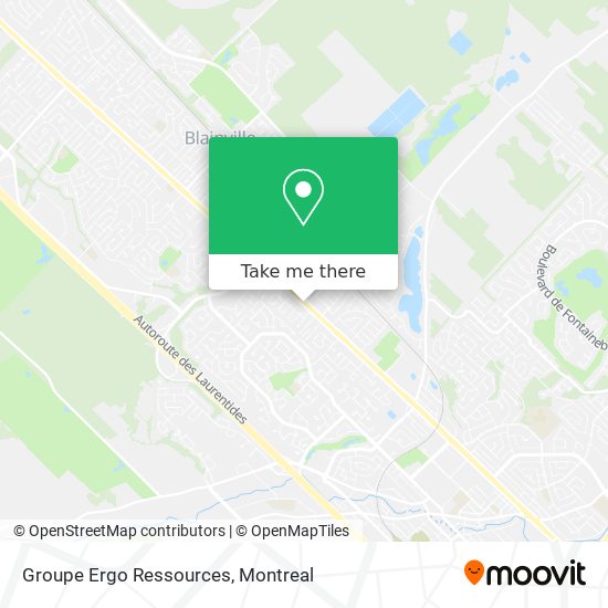Groupe Ergo Ressources map