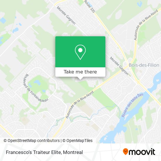 Francesco's Traiteur Elite map
