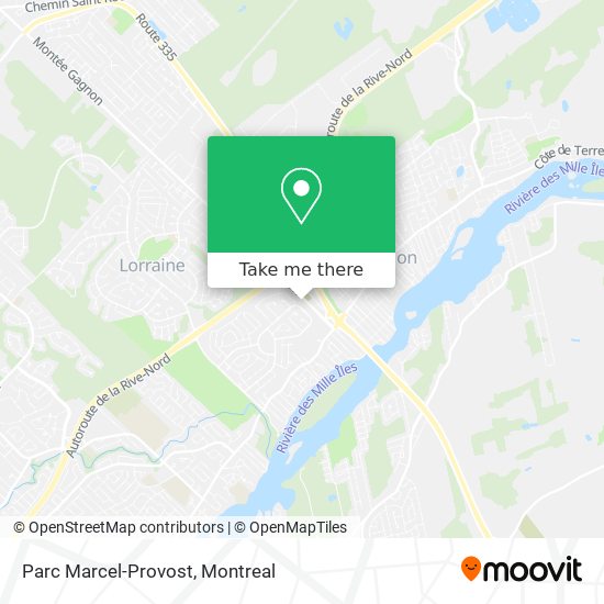 Parc Marcel-Provost map