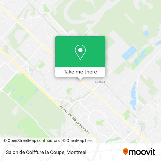 Salon de Coiffure la Coupe map