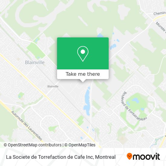 La Societe de Torrefaction de Cafe Inc map