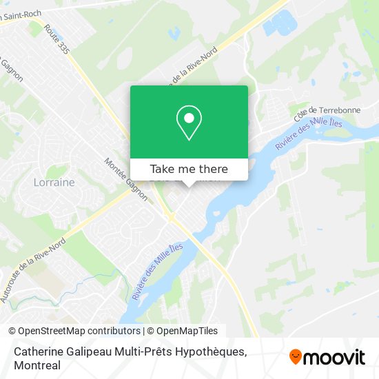 Catherine Galipeau Multi-Prêts Hypothèques map