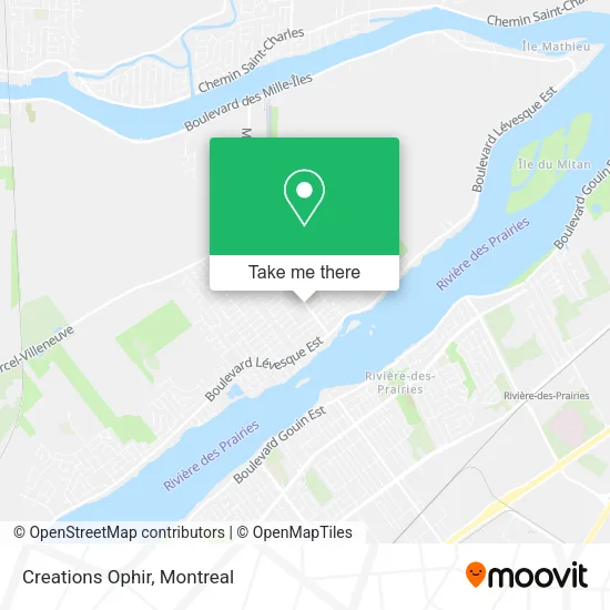 Creations Ophir map