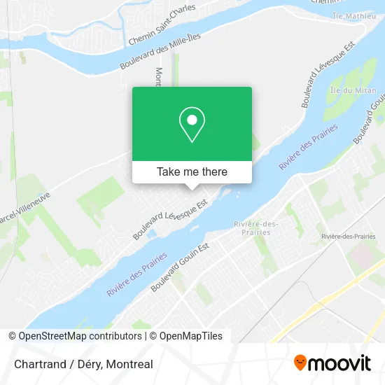 Chartrand / Déry map