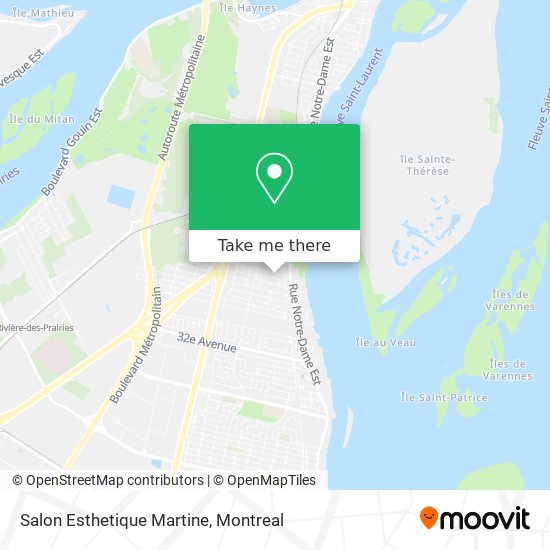 Salon Esthetique Martine map