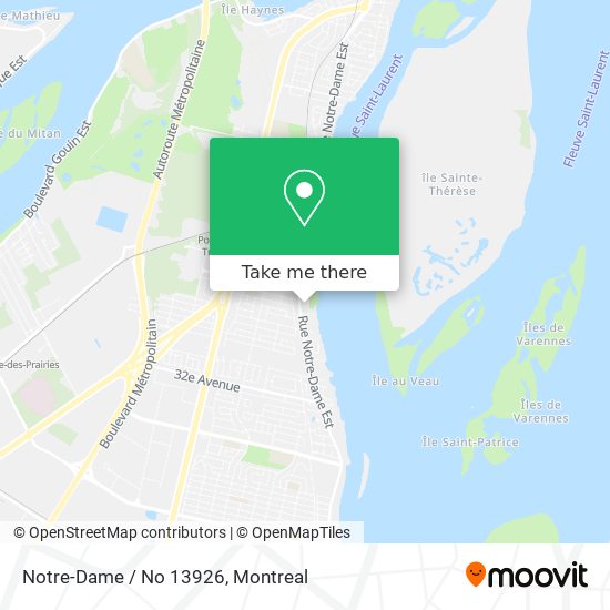 Notre-Dame / No 13926 map