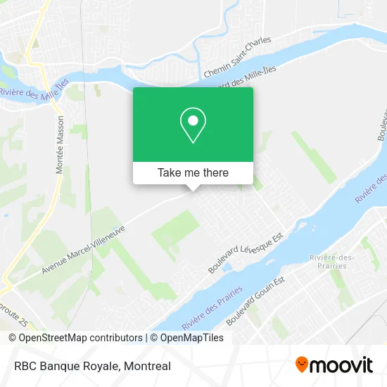 RBC Banque Royale map