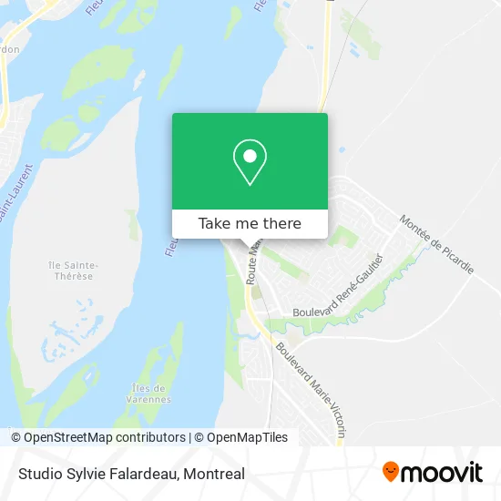 Studio Sylvie Falardeau map