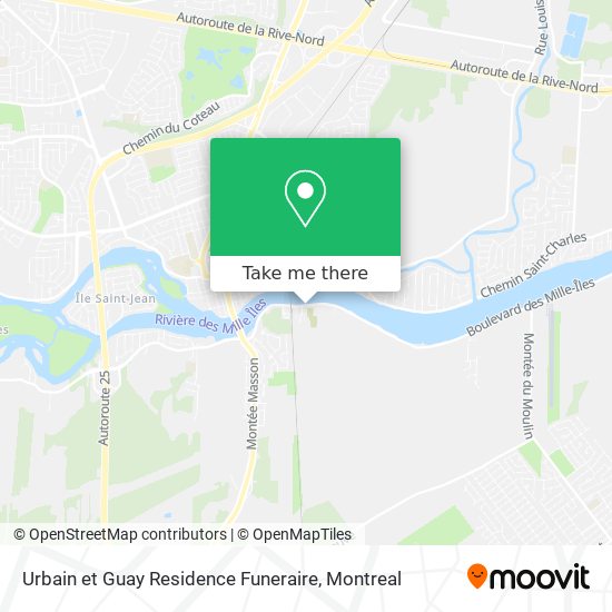 Urbain et Guay Residence Funeraire map