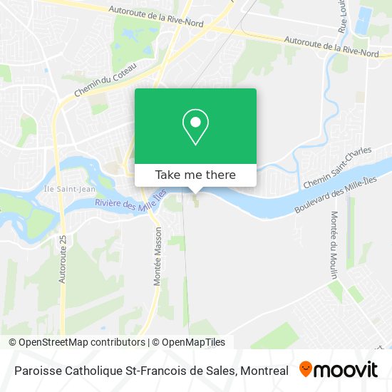 Paroisse Catholique St-Francois de Sales map