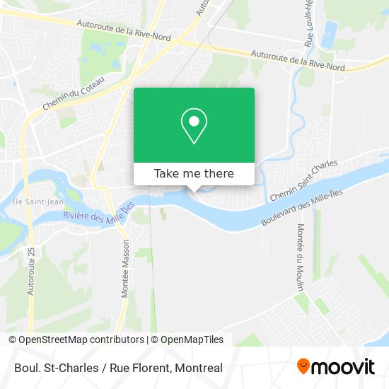 Boul. St-Charles / Rue Florent map