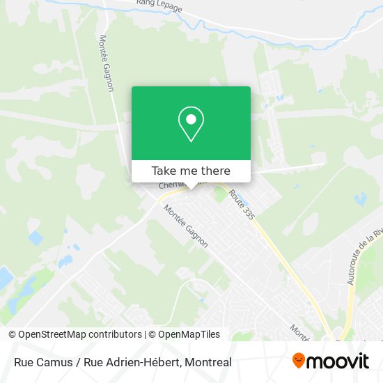Rue Camus / Rue Adrien-Hébert map