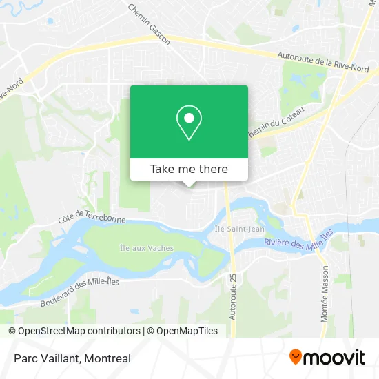 Parc Vaillant map