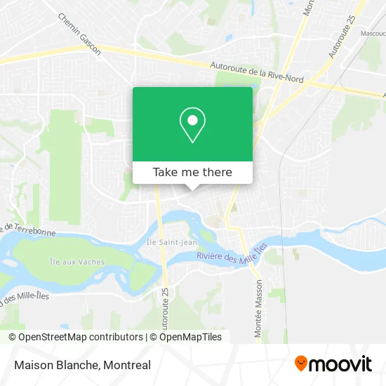 Maison Blanche map