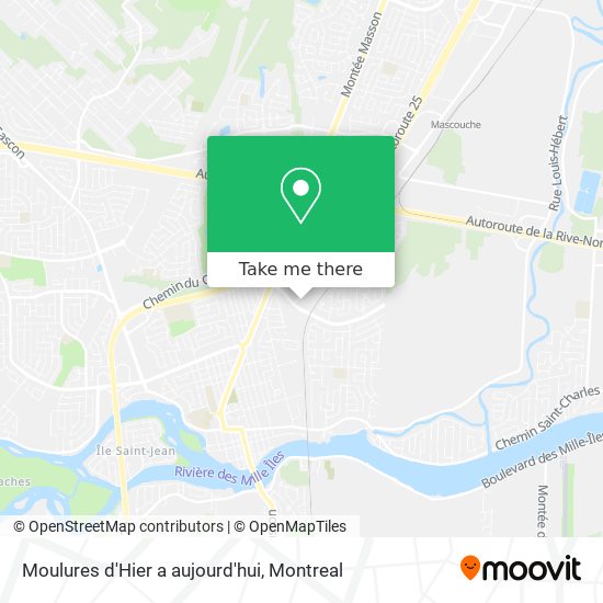 Moulures d'Hier a aujourd'hui map